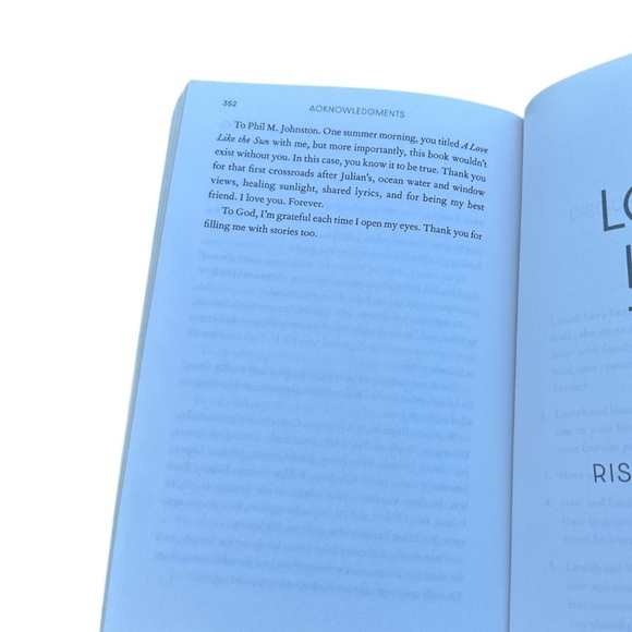 A Love Like the Sun Book - Picture 5 of 5